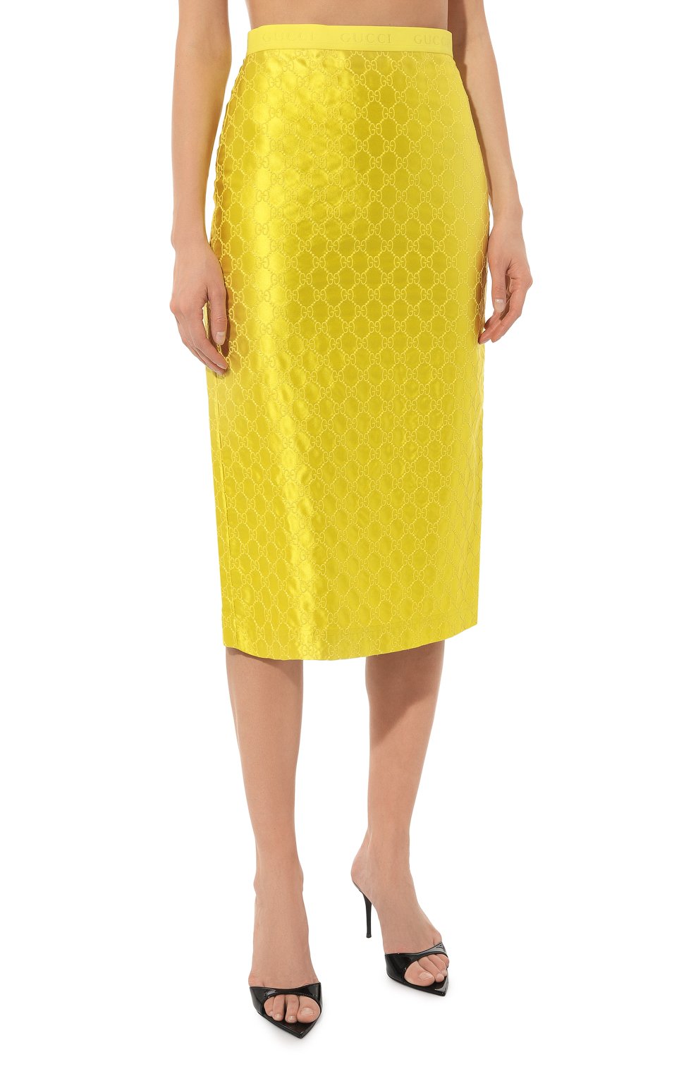 Шелковая юбка GUCCI, арт. 681156 ZAIDC, фото 3