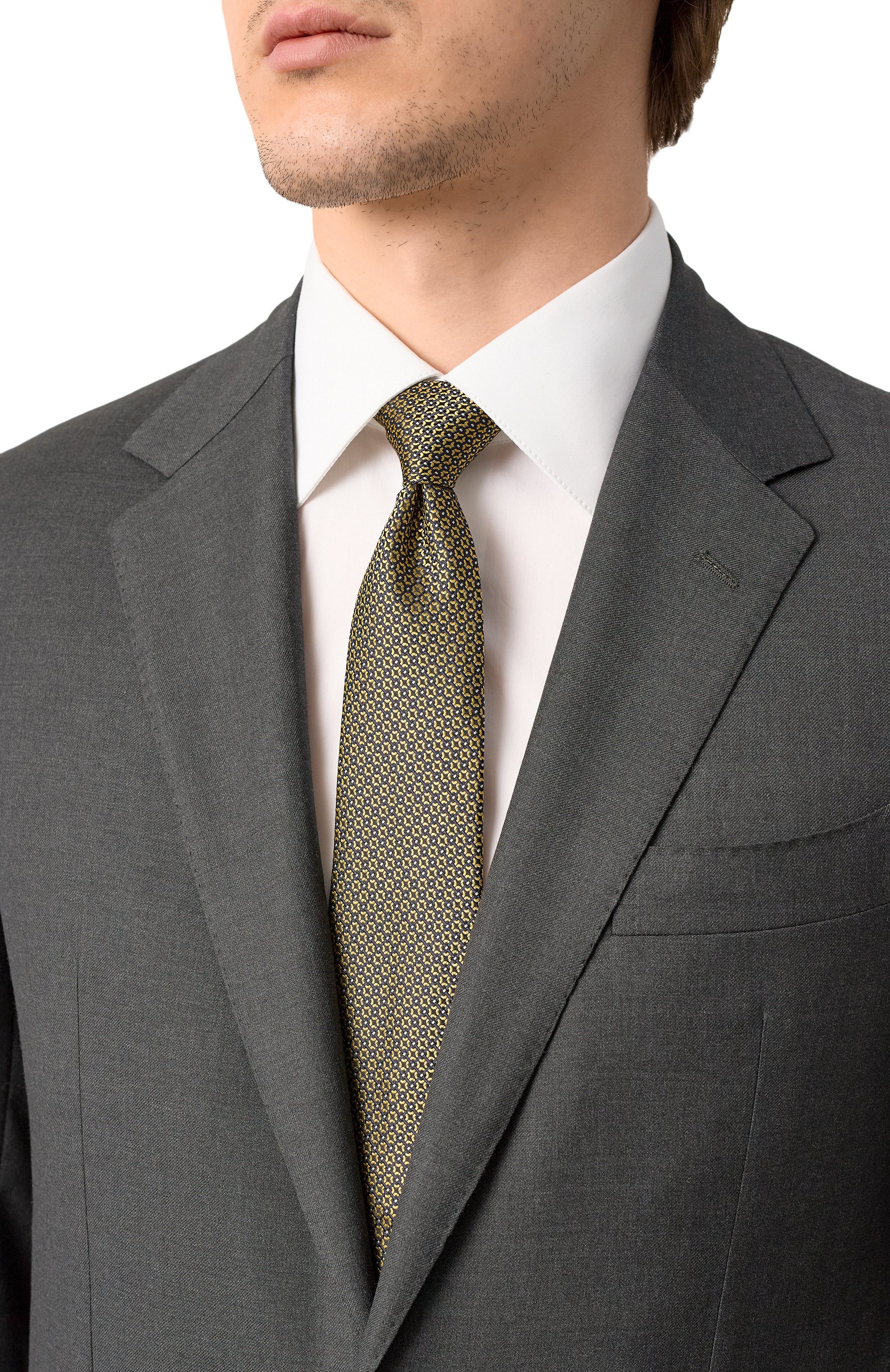 Шелковый галстук CANALI, арт. 18/HJ04235, фото 2