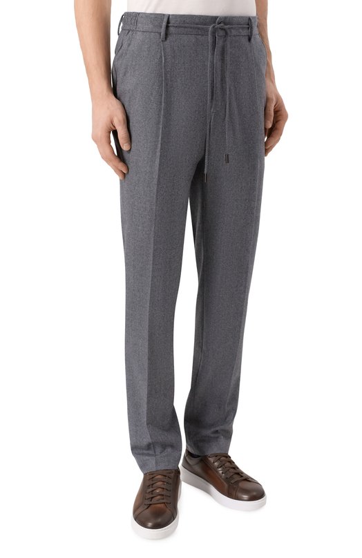 Шерстяные брюки L.B.M. 1911 8135/00121 Серый  8135/00121 Фото 3