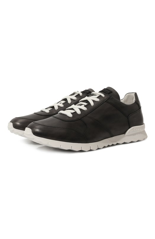 Кожаные кроссовки Kiton USSA077N00100 Серый USSA077N00100
