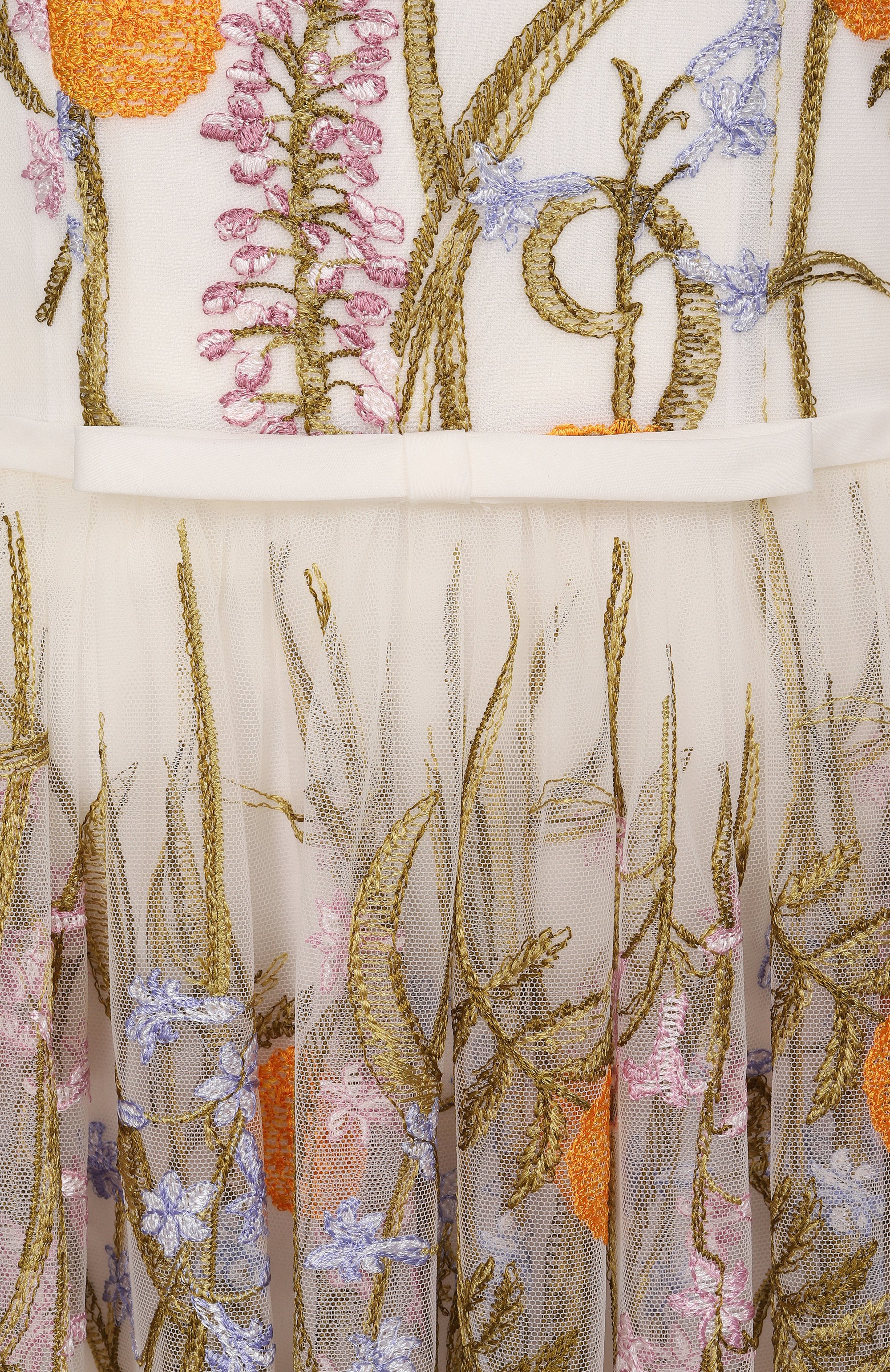 Платье GIAMBATTISTA VALLI белого цвета по цене 1085000 руб., арт. 25SSPVCA5273-66EMB, фото 6 Платье GIAMBATTISTA VALLI, арт. 25SSPVCA5273-66EMB, фото 6