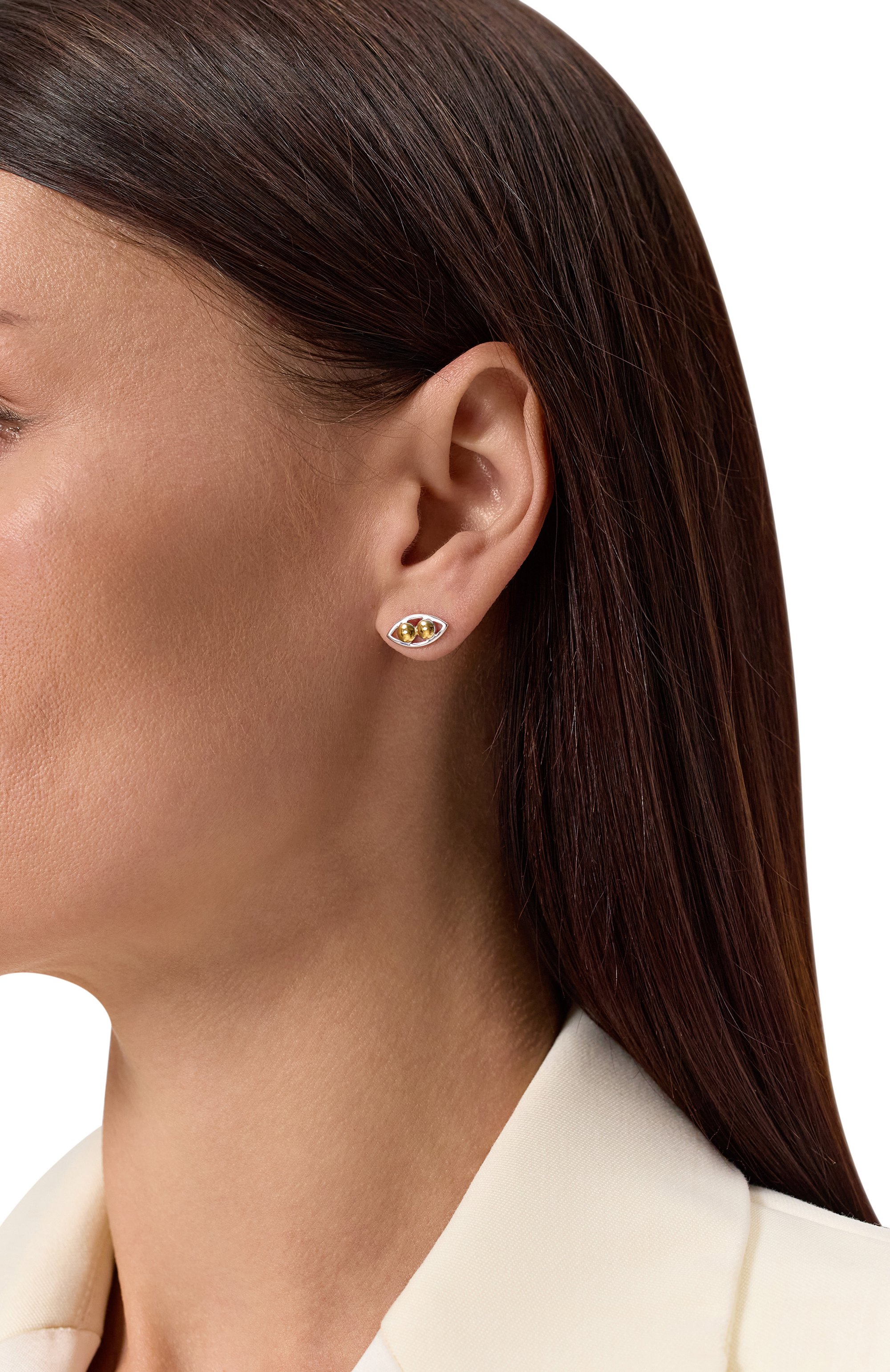 Серьги-пусеты oracle MOONKA, арт. ORC-925SL-ST00, фото 2