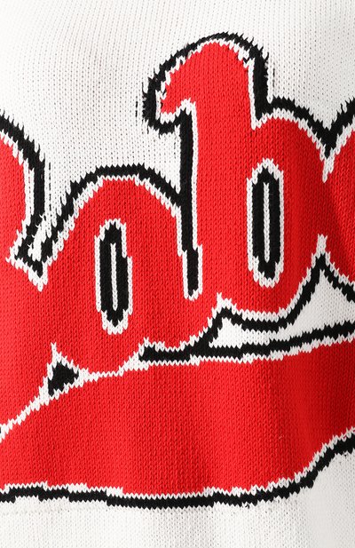 Хлопковый пуловер PHILOSOPHY DI LORENZO SERAFINI белого цвета по цене 52700 руб., арт. A0910/708, фото 5 Хлопковый пуловер PHILOSOPHY DI LORENZO SERAFINI, арт. A0910/708, фото 5