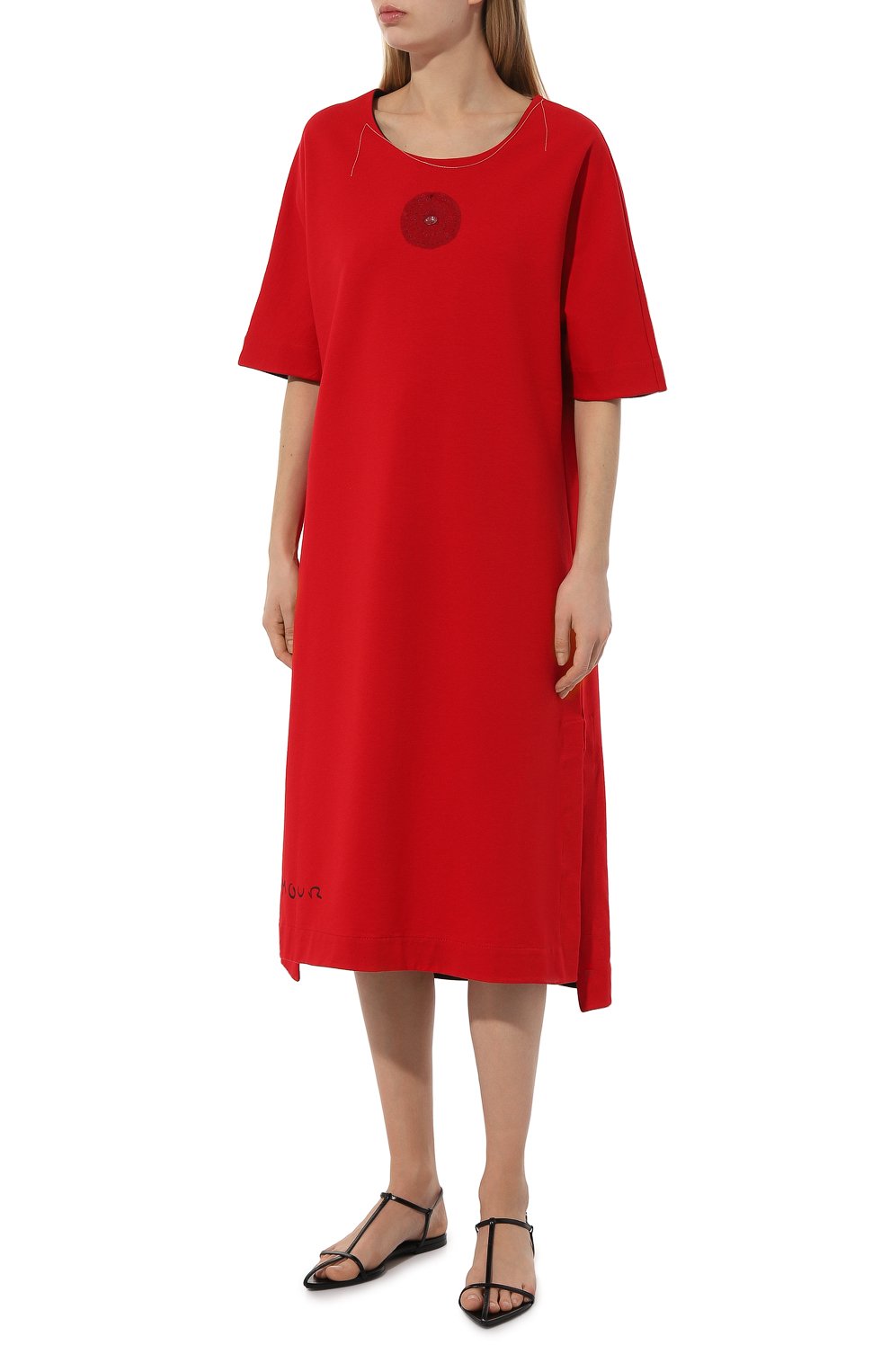 Платье из хлопка и льна MIDGARD PARIS, арт. V3-TS1402-RD, фото 3