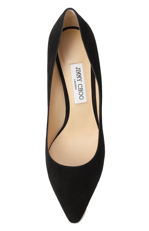 Замшевые туфли Romy 85 Jimmy Choo R0MY 85/SUE Чёрный  R0MY 85/SUE Фото 6