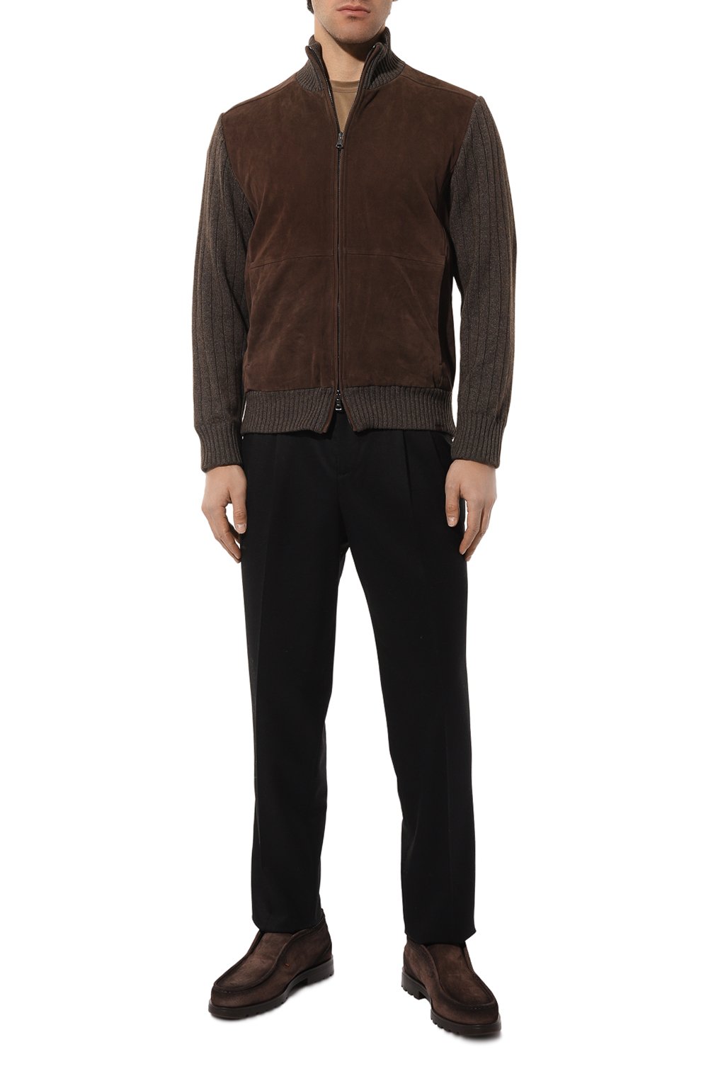 Замшевые ботинки detroit SANTONI, арт. MGDG18891DTRAGEX, фото 2