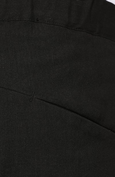 Брюки из смеси льна и вискозы KAZUYUKI KUMAGAI черного цвета по цене 29850 руб., арт. KP91-016, фото 5 Брюки из смеси льна и вискозы KAZUYUKI KUMAGAI, арт. KP91-016, фото 5