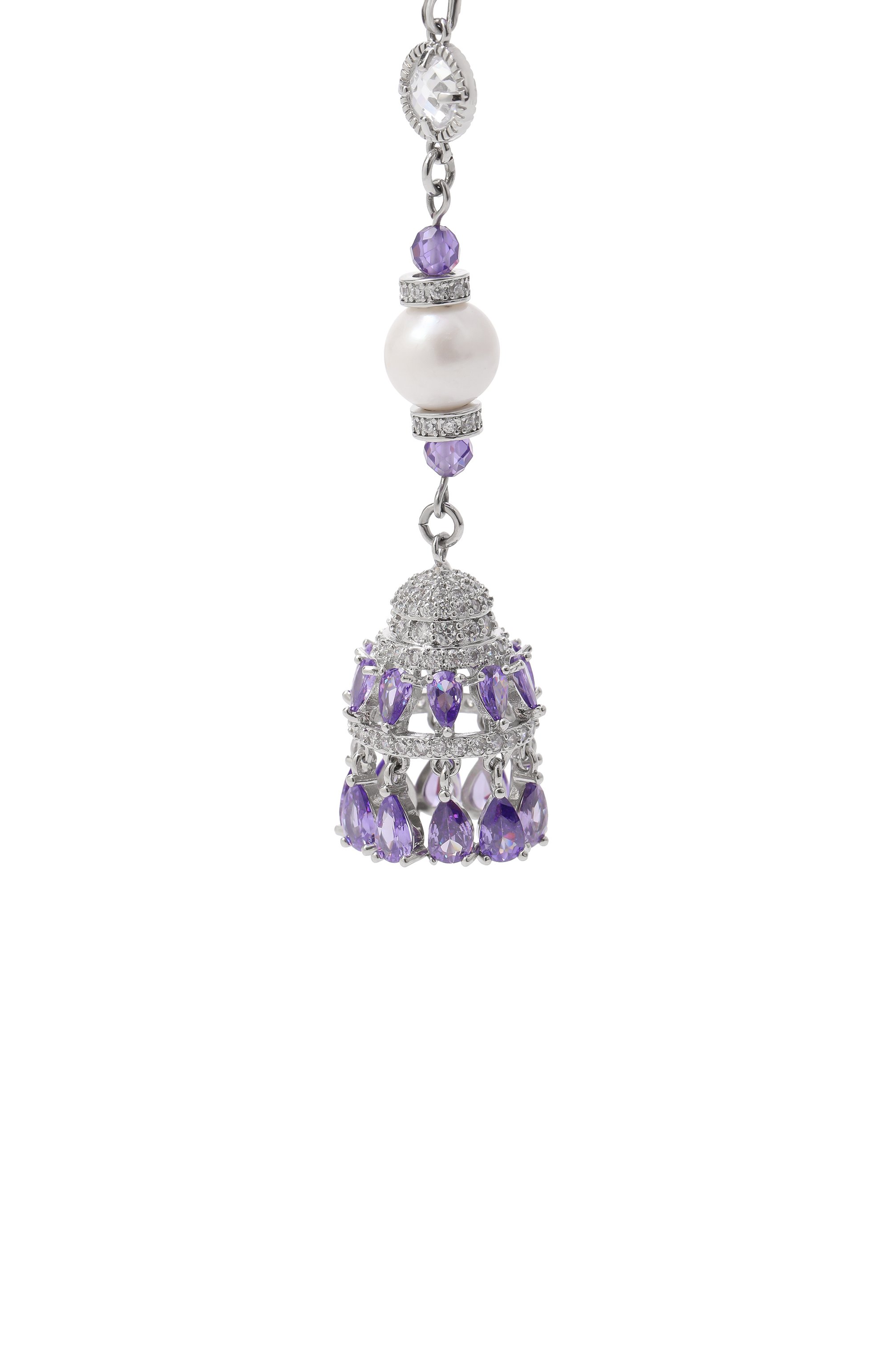 Колье velvet night BLUEJAY сиреневого цвета по цене 23100 руб., арт. BJ-VN, фото 3 Колье velvet night BLUEJAY, арт. BJ-VN, фото 3