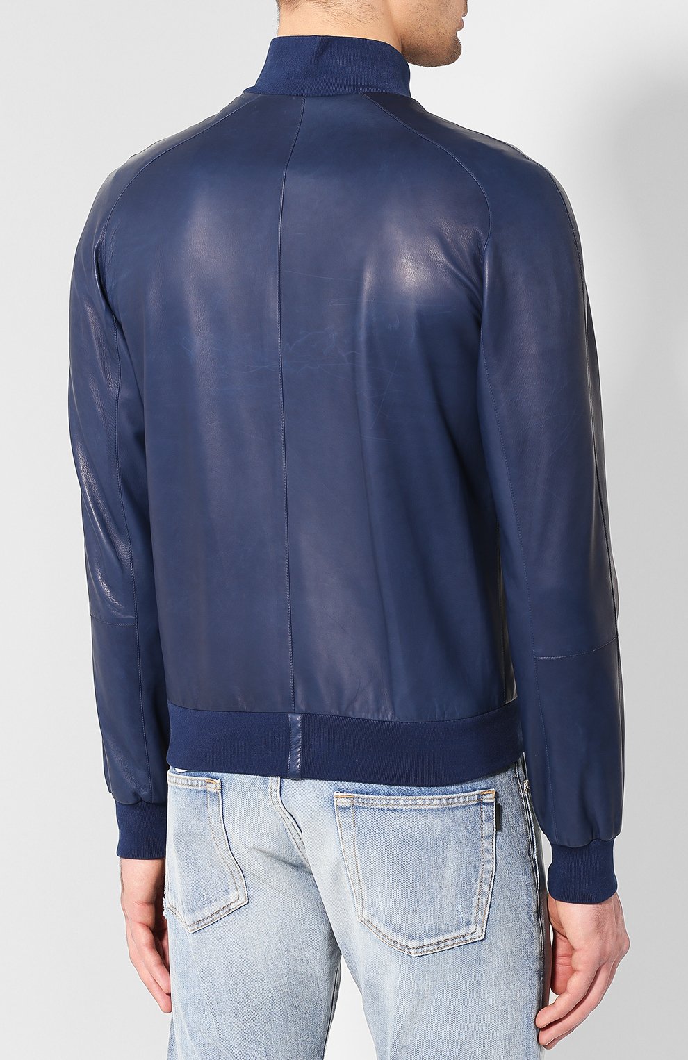 Кожаный бомбер ANDREA CAMPAGNA, арт. 80950E1652600, фото 4