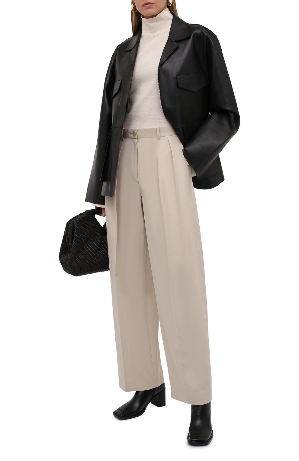 Хлопковые брюки THE ROW, арт. 5629W2047, фото 2