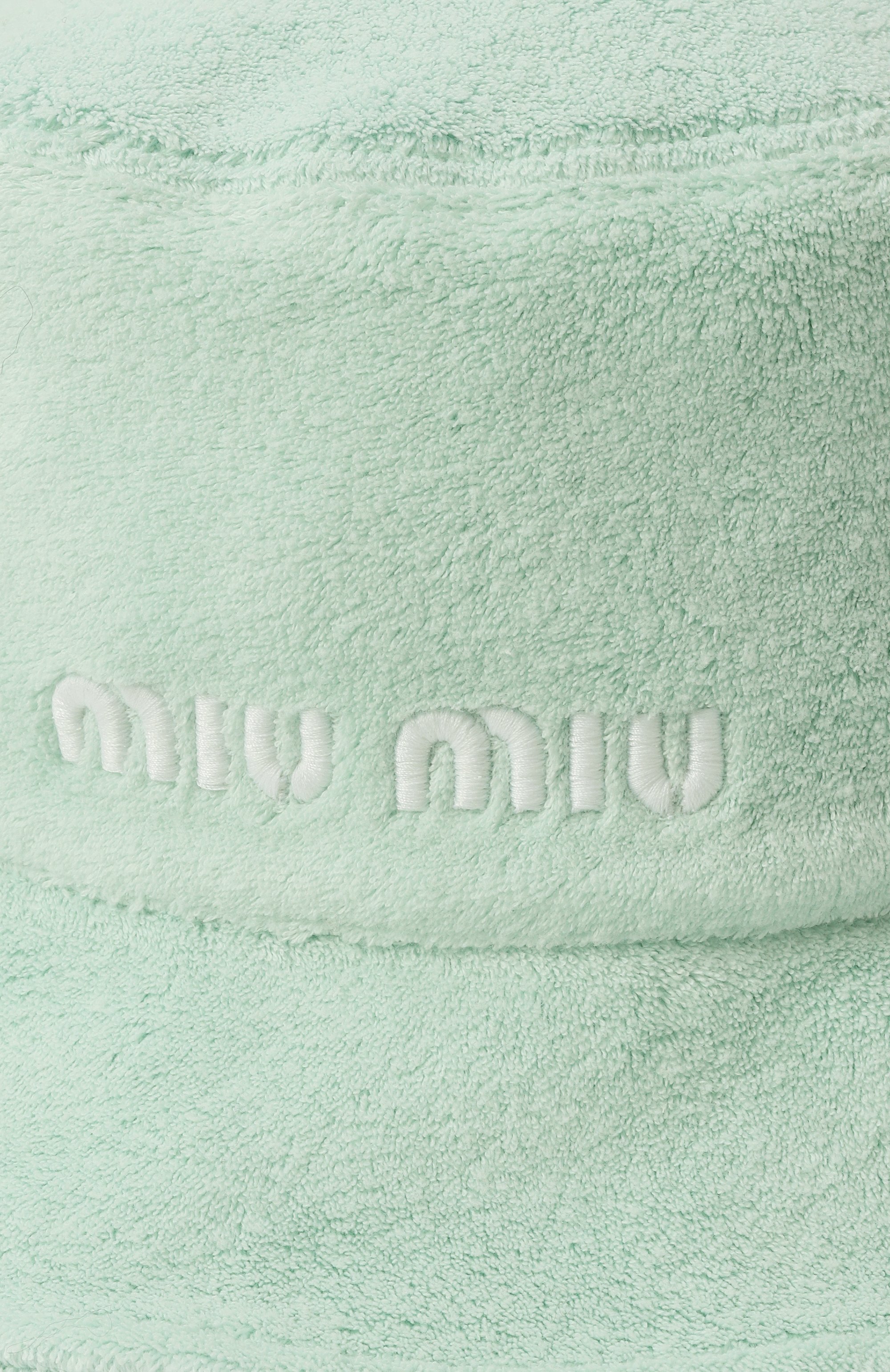 Хлопковая панама MIU MIU, арт. 5HC196-2DPO-F0934, фото 4