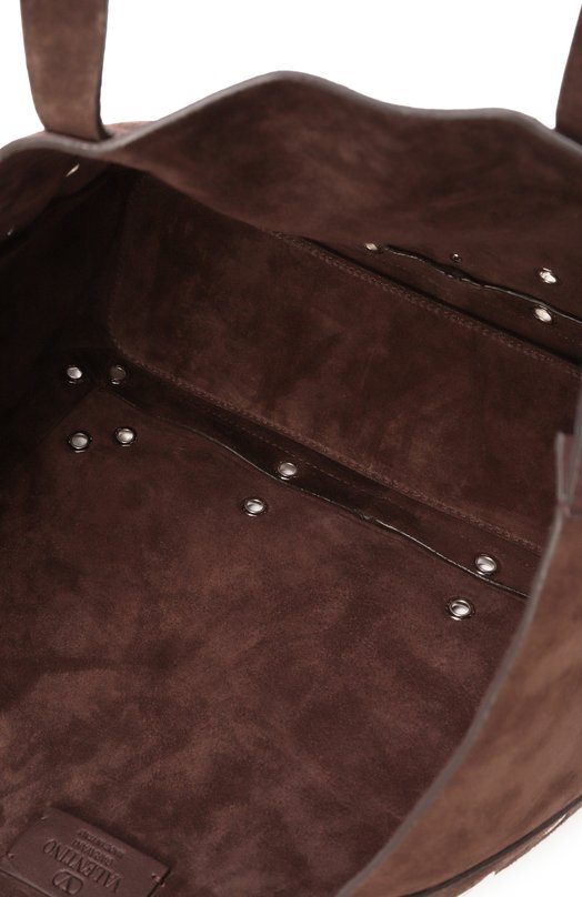 Сумка-тоут Nellcôte Valentino 7W2B0R88/JET Коричневый  7W2B0R88/JET Фото 5