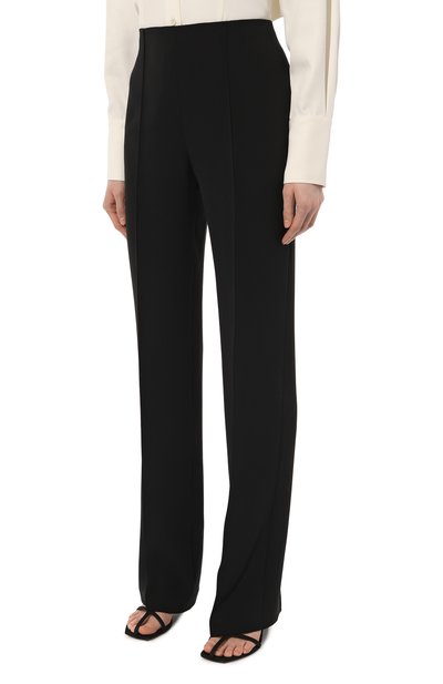 Шелковые брюки CHAPURIN черного цвета по цене 75000 руб., арт. P/15585/27863-м/SS23, фото 3 Шелковые брюки CHAPURIN, арт. P/15585/27863-м/SS23, фото 3