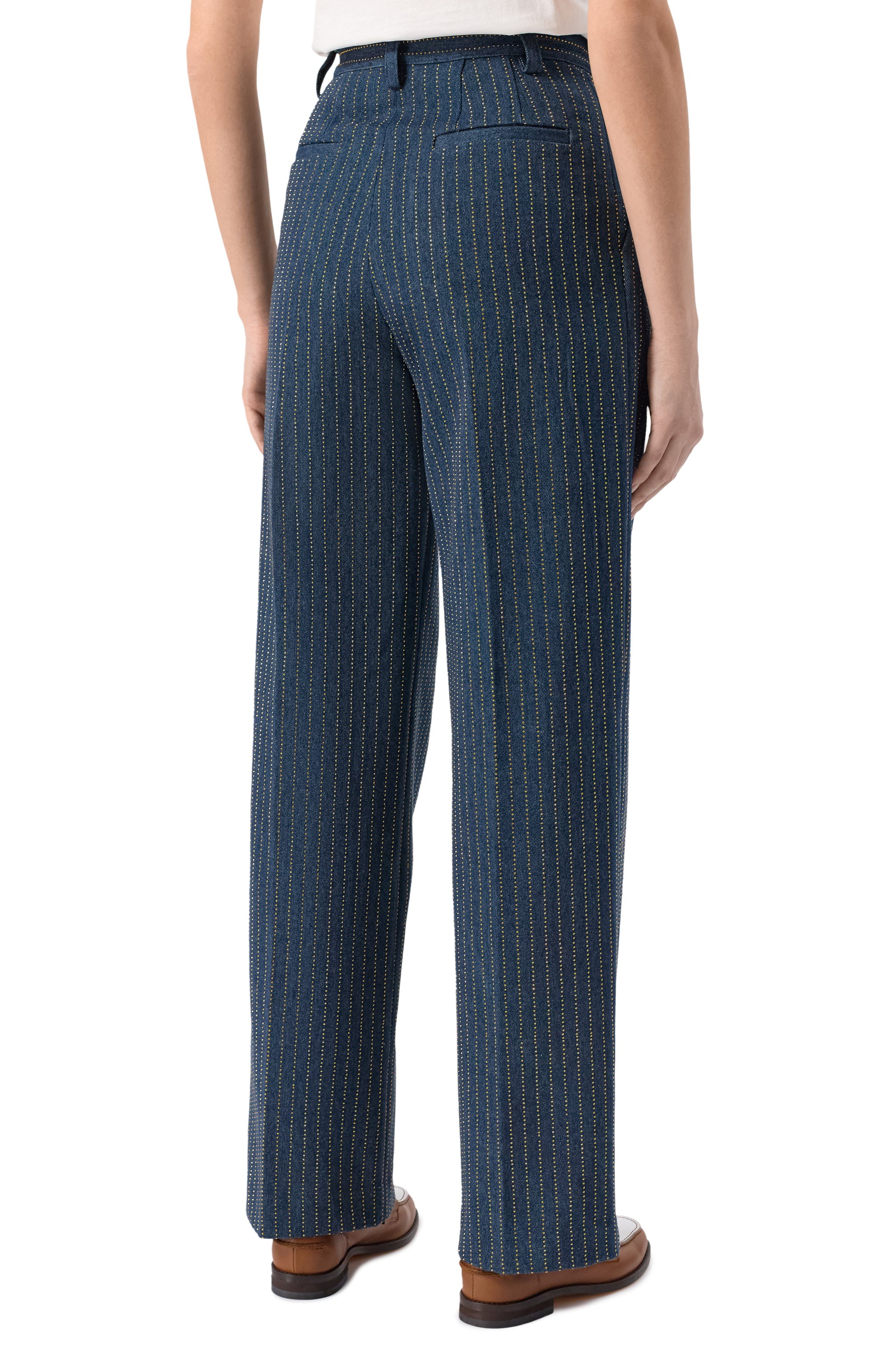 Хлопковые брюки FORTE DEI MARMI COUTURE, арт. 25SF5001, фото 4