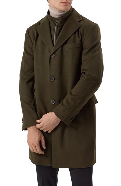 Шерстяное пальто CORNELIANI, арт. 941508-9412321, фото 3