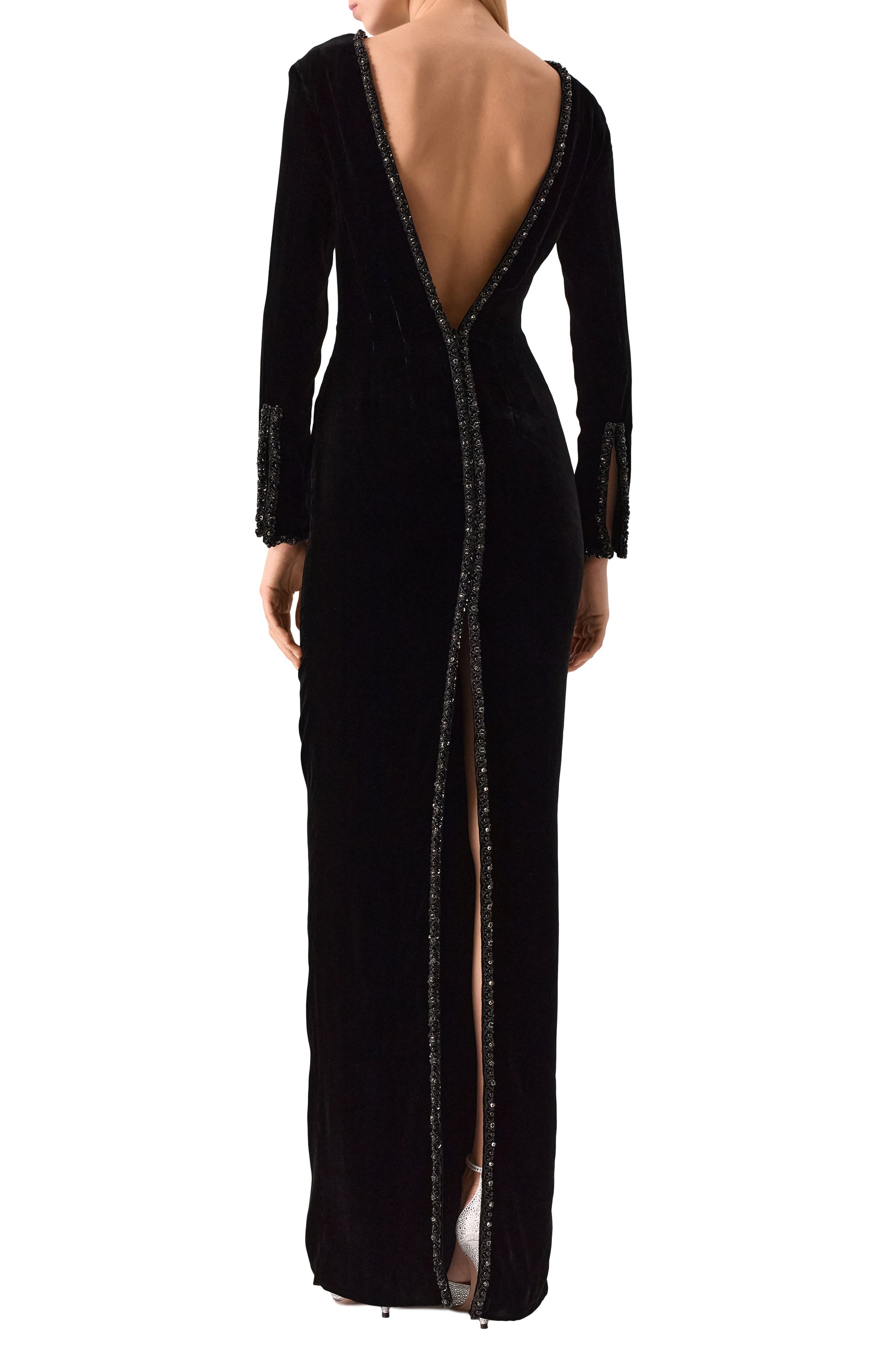 Бархатное платье LOUVE, арт. 24-1-19-10-01, фото 4