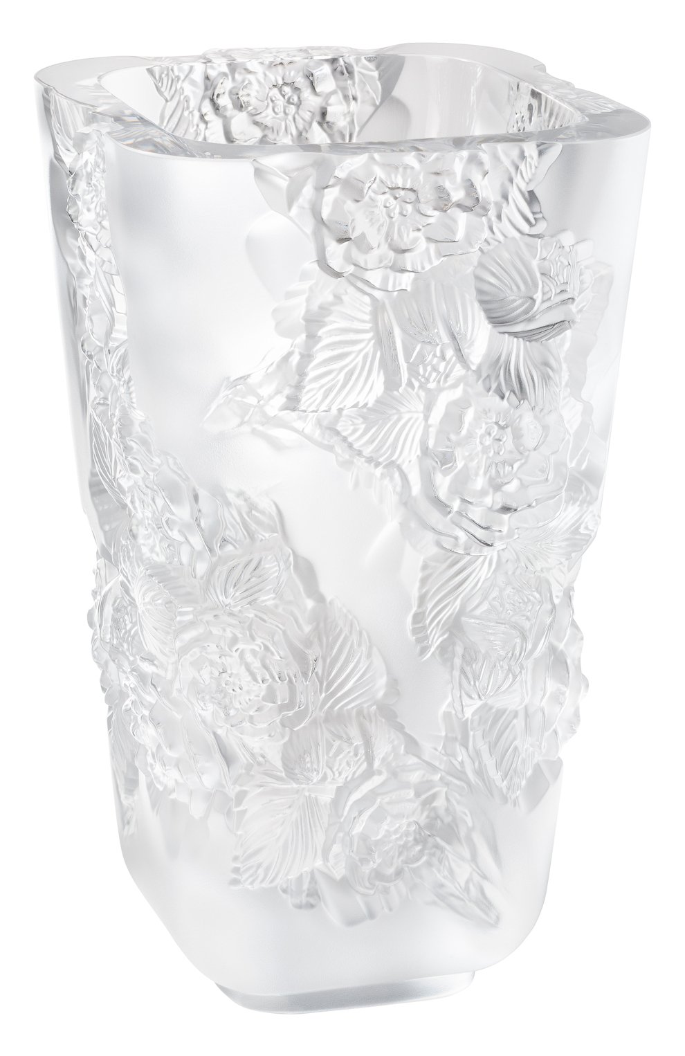Ваза pivoines big LALIQUE прозрачного цвета по цене 899500 руб., арт. 10708400, фото 1 Ваза pivoines big LALIQUE, арт. 10708400, фото 1