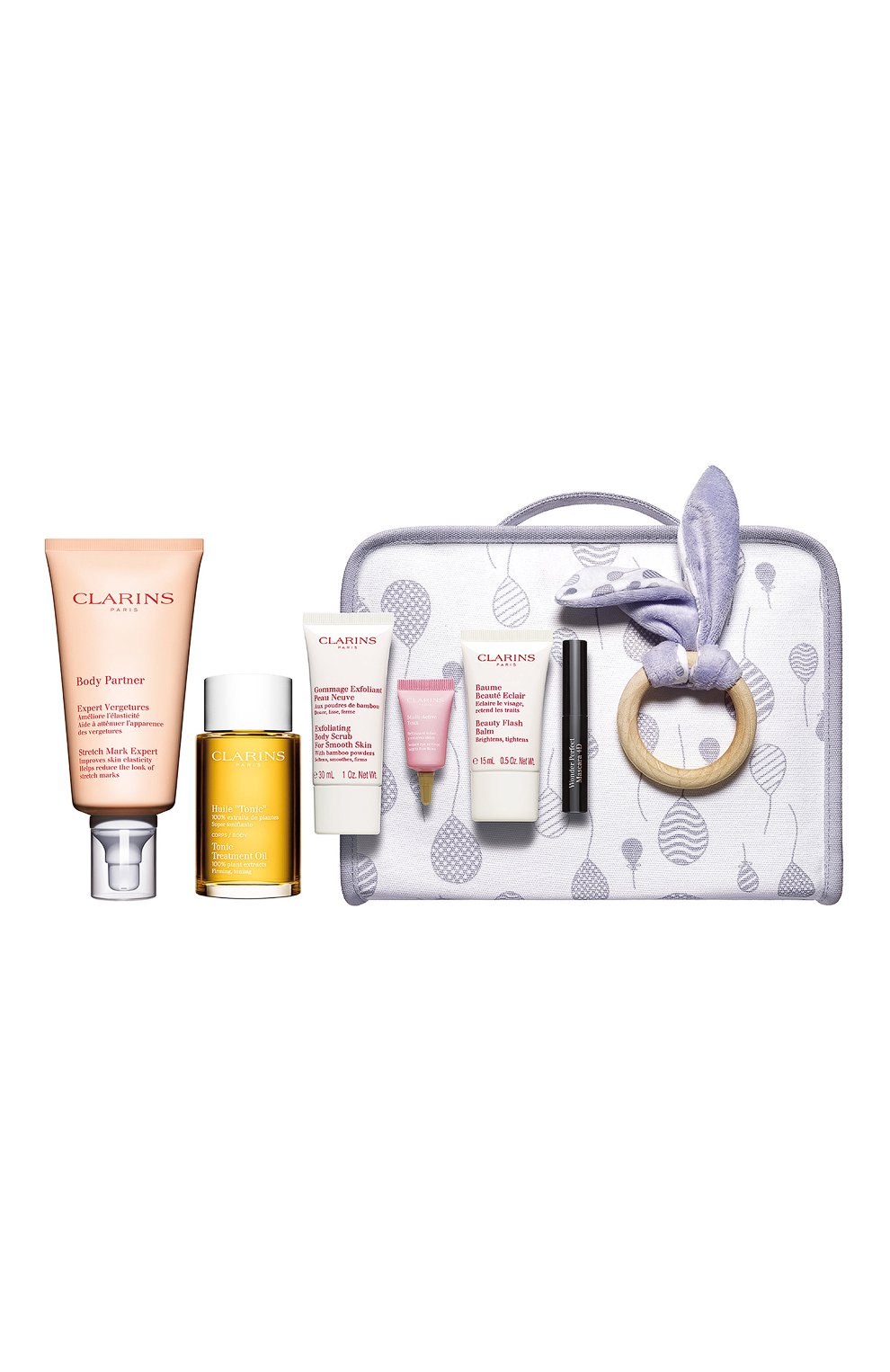 Набор для беременных CLARINS бесцветного цвета по цене 7300 руб., арт. 80061949, фото 1 Набор для беременных CLARINS, арт. 80061949, фото 1