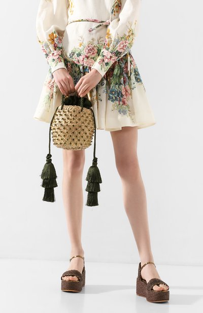 Сумка carol small LE NINE хаки цвета по цене 59950 руб., арт. S2-50230/00000/267/TAS, фото 2 Сумка carol small LE NINE, арт. S2-50230/00000/267/TAS, фото 2