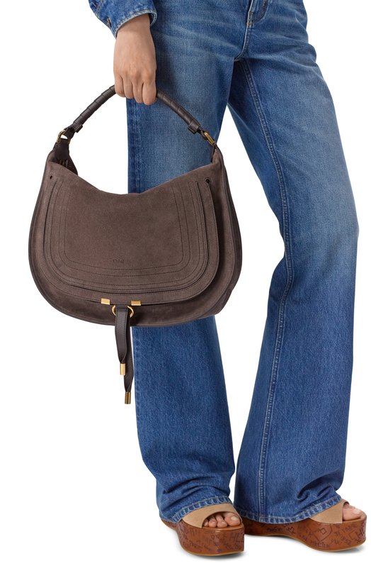 Сумка Marcie Chloé CH26SS881P37 Коричневый  CH26SS881P37 Фото 2