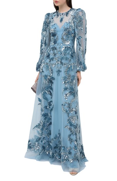 Платье с пайетками ZUHAIR MURAD, арт. DRF21014/EMAS001, фото 2