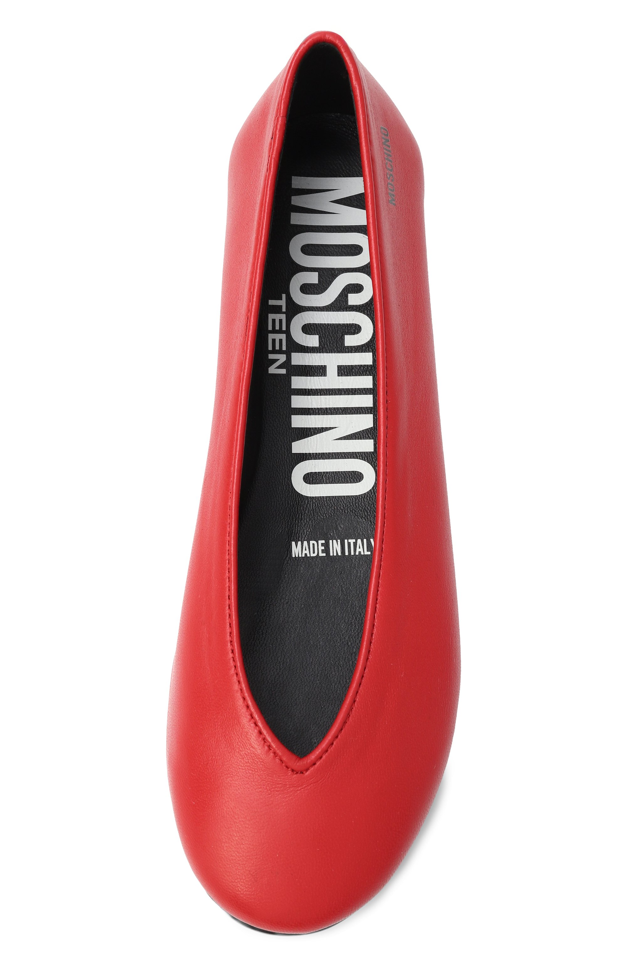 Кожаные балетки MOSCHINO, арт. 81894/VAR3/36-40, фото 4