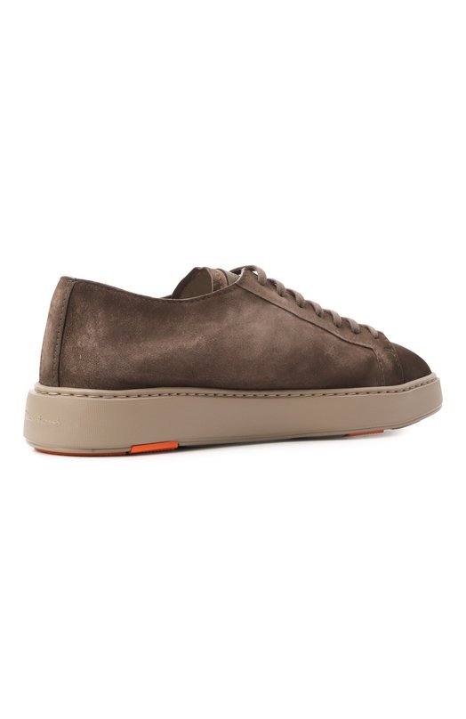Замшевые кеды Cleanic Santoni MBCG21571TARCA0L Коричневый  MBCG21571TARCA0L Фото 5