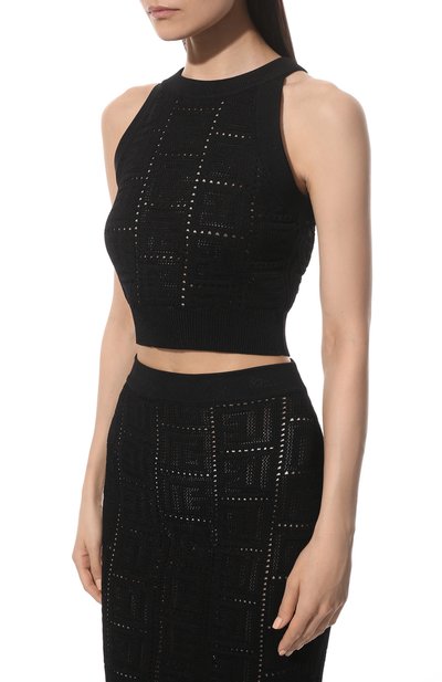 Топ из вискозы BALMAIN, арт. XF1AB022/KB16, фото 3