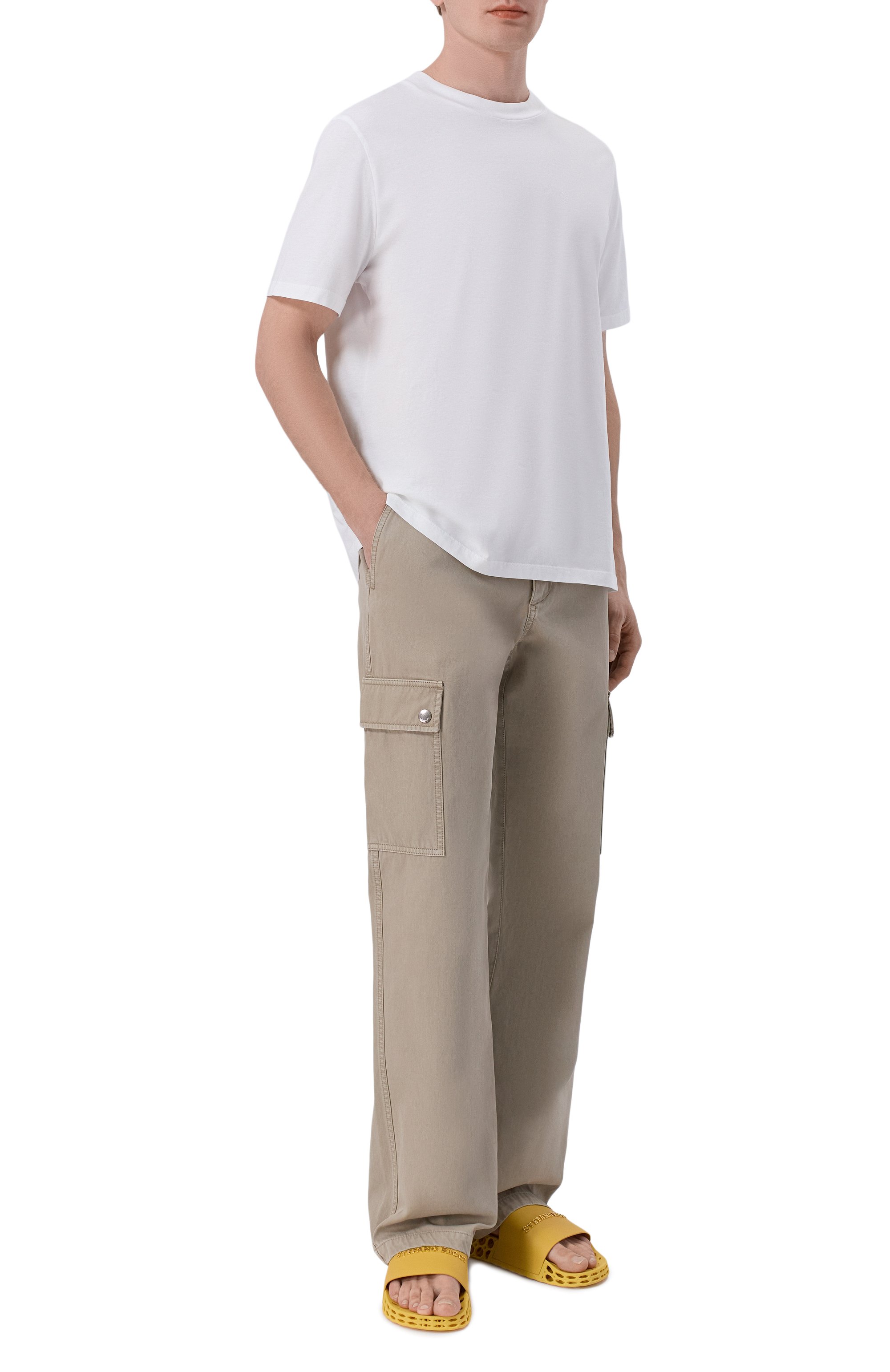 Кожаные шлепанцы STEFANO RICCI, арт. UT50_G777/WY, фото 2