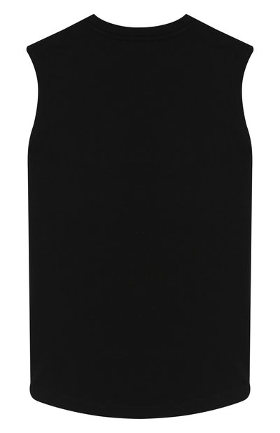 Хлопковая майка BALMAIN черного цвета по цене 16600 руб., арт. 6K8532/KX080/4-10, фото 2 Хлопковая майка BALMAIN, арт. 6K8532/KX080/4-10, фото 2