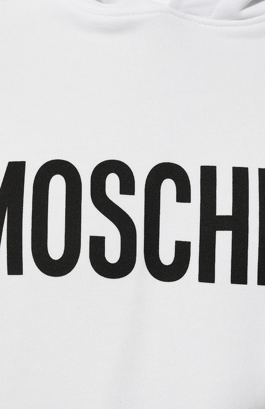 фото Хлопковое худи moschino