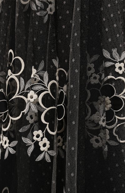 Платье REDVALENTINO черно-белого цвета по цене 113000 руб., арт. WR3VA18Q/634, фото 5 Платье REDVALENTINO, арт. WR3VA18Q/634, фото 5
