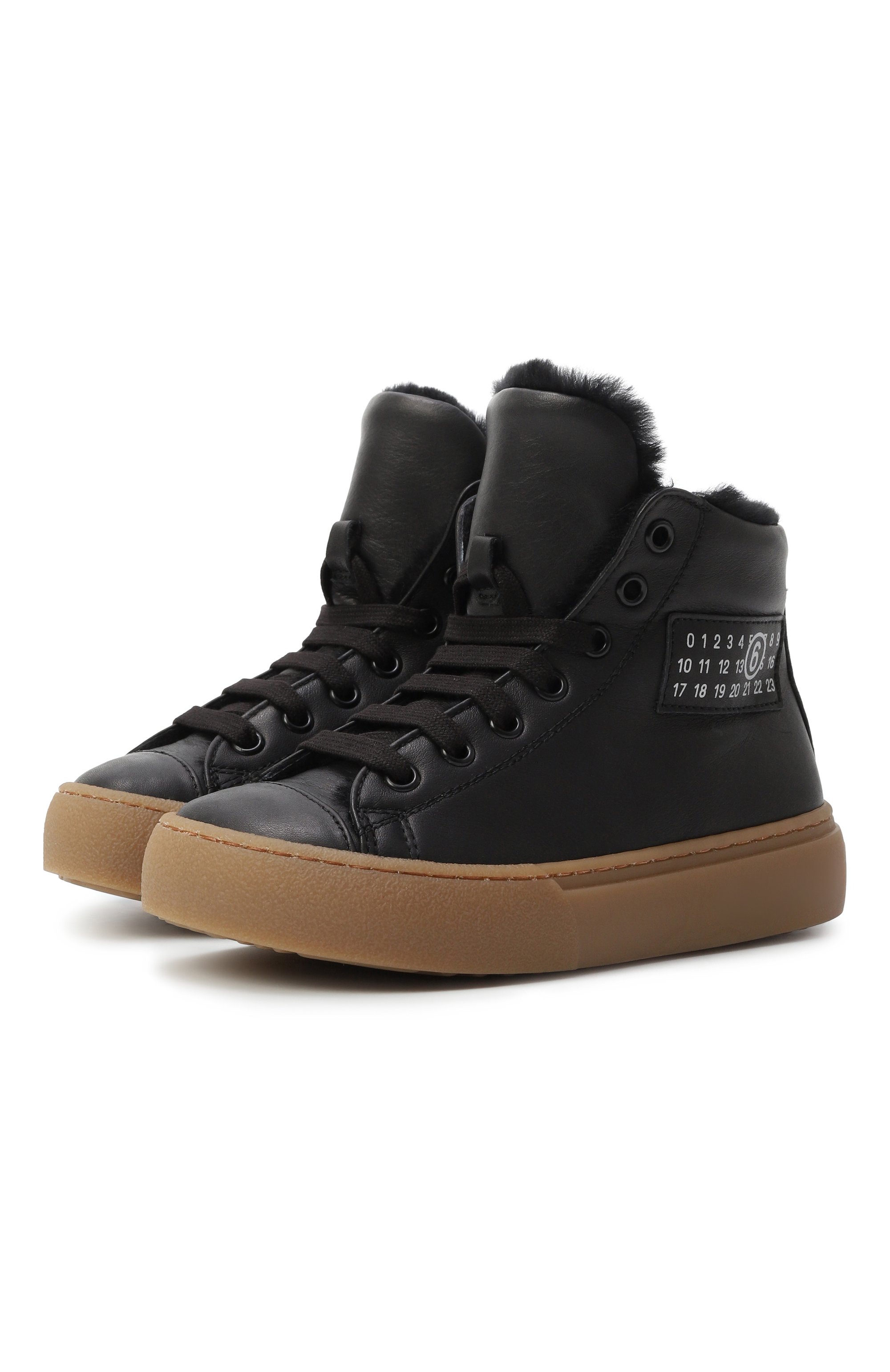 Кожаные кеды MM6, арт. 81004/VAR3/28-35, фото 1