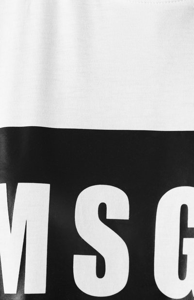 Хлопковая футболка MSGM, арт. 2841MDM95 207298, фото 5