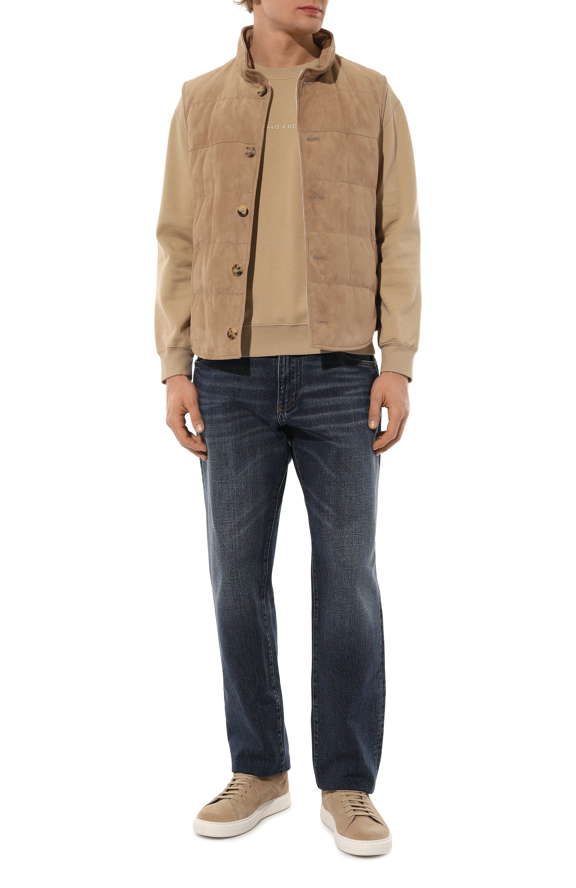 Замшевый жилет BRUNELLO CUCINELLI, арт. M0PCL1922, фото 2