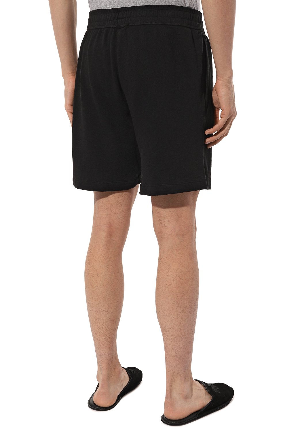 Хлопковые шорты JAMES PERSE черного цвета по цене 30850 руб., арт. MXA4192, фото 4 Хлопковые шорты JAMES PERSE, арт. MXA4192, фото 4