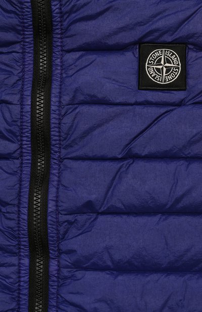 Утепленный жилет STONE ISLAND фиолетового цвета по цене 27550 руб., арт. 8016G0224/6-8, фото 3 Утепленный жилет STONE ISLAND, арт. 8016G0224/6-8, фото 3