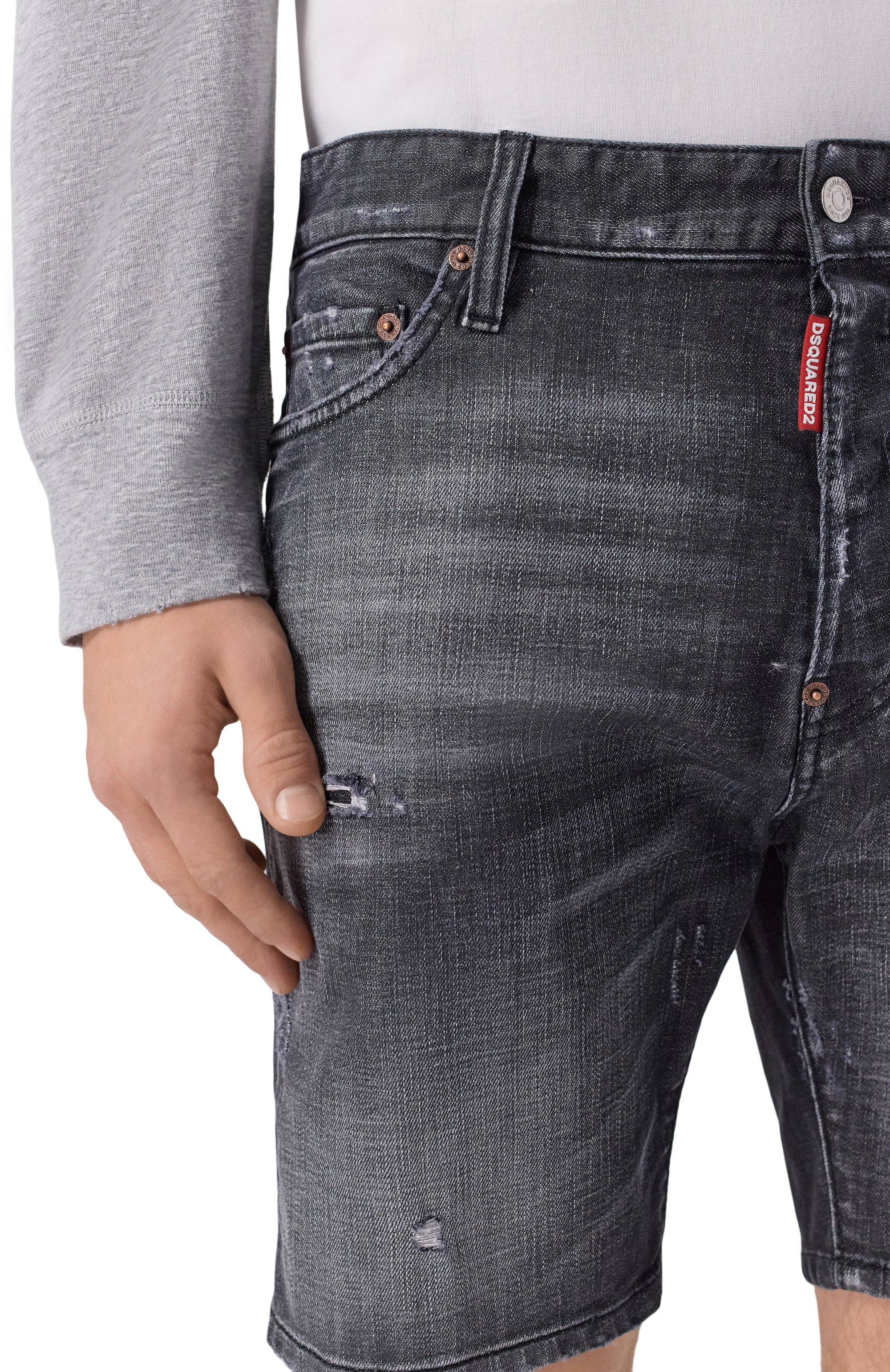 Джинсовые шорты marine shorts DSQUARED2, арт. S74MU0964/S30357, фото 5