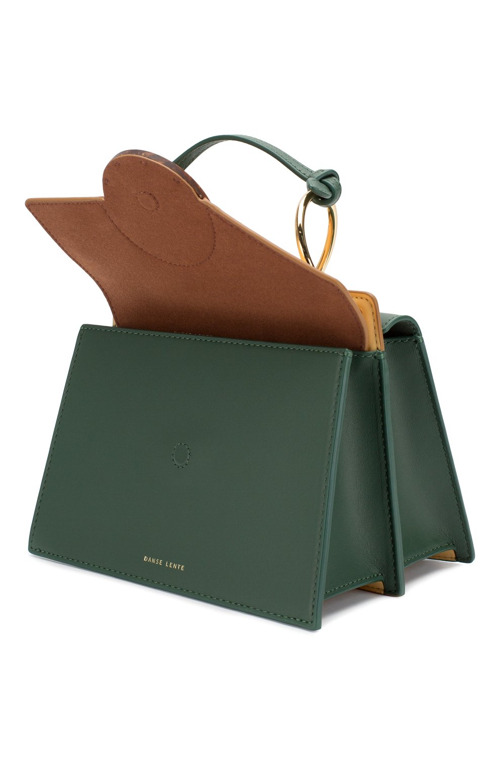 Сумка phoebe bis DANSE LENTE зеленого цвета по цене 45150 руб., арт. PH0EBE BIS/GARDEN H0NEY, фото 4 Сумка phoebe bis DANSE LENTE, арт. PH0EBE BIS/GARDEN H0NEY, фото 4