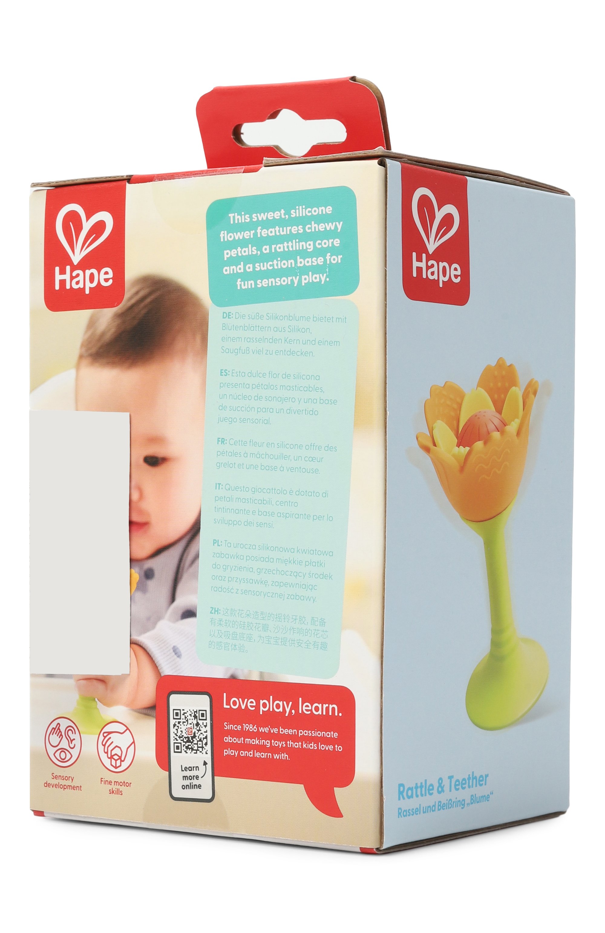 Погремушка-прорезыватель цветок HAPE, арт. E0137_HP, фото 2