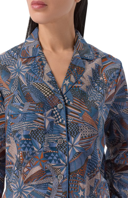 Хлопковая пижама Derek Rose 2012/LEDB093 Разноцветный  2012/LEDB093 Фото 7