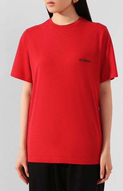 Хлопковая футболка VETEMENTS, арт. UAH21TR501 1600/W, фото 3