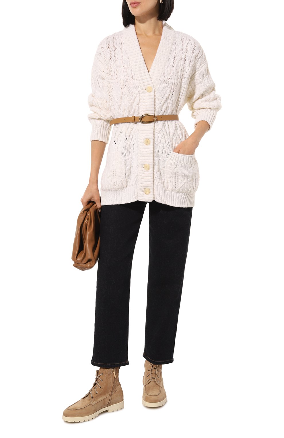 Кашемировый кардиган COLOMBO белого цвета по цене 562000 руб., арт. MA04321/1-1.8KC, фото 2 Кашемировый кардиган COLOMBO, арт. MA04321/1-1.8KC, фото 2