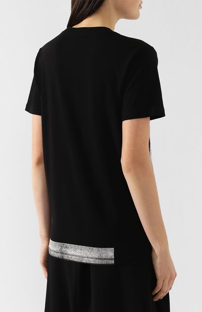 Хлопковая футболка YOHJI YAMAMOTO, арт. YZ-K73-049, фото 4