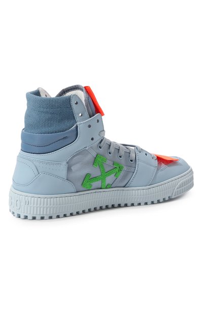 Кожаные кеды off court OFF-WHITE, арт. OMIA065F22LEA0014040, фото 5
