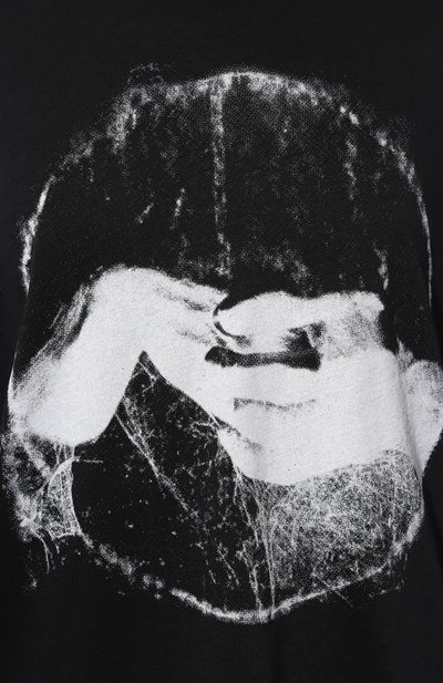 Хлопковая футболка ANN DEMEULEMEESTER, арт. 2402-W-JTS06-37-FA206-099, фото 5