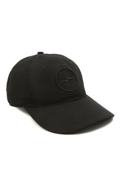 Мужская хлопковая бейсболка STONE ISLAND черного цвета, арт. 741599468 | Фото 1 (Материал: Текстиль, Хлопок; Нос: Не проставлено)
