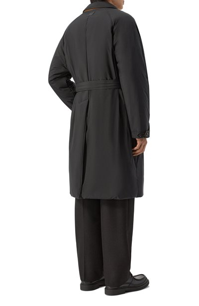 Тренч DOLCE & GABBANA черного цвета по цене 315500 руб., арт. G059HT/FUS35, фото 4 Тренч DOLCE & GABBANA, арт. G059HT/FUS35, фото 4