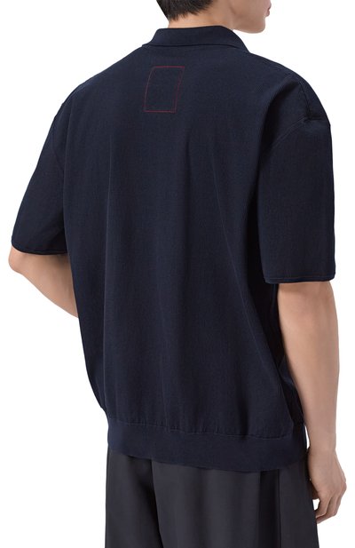 Поло из хлопка и шелка UMA WANG, арт. UK7543, фото 4