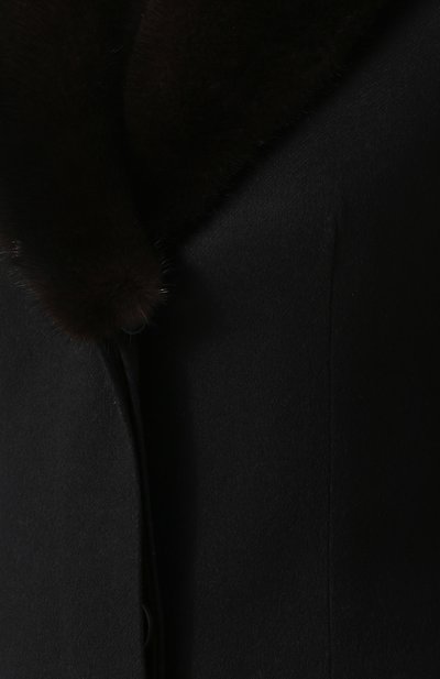 Притале нное кашемировое пальто с меховым воротником COLOMBO, арт. CP00044/LCP01/97035-10, фото 5